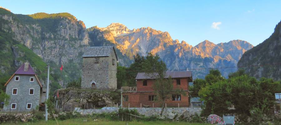 Theth village Albania