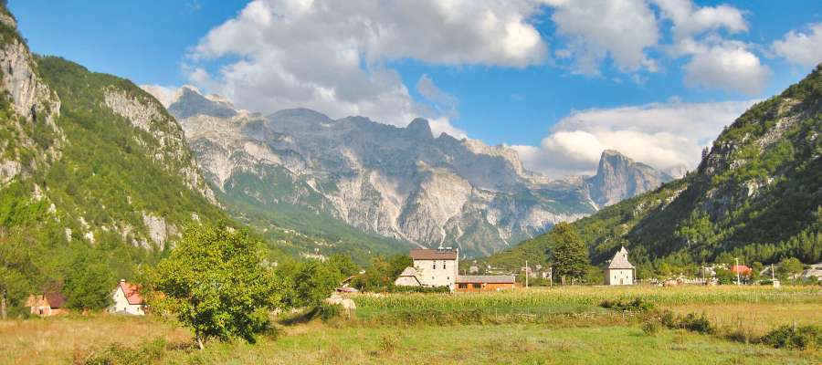 Theth village Albania