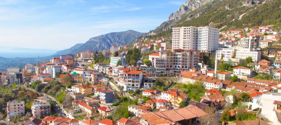 Bus from Shkoder to Kruja