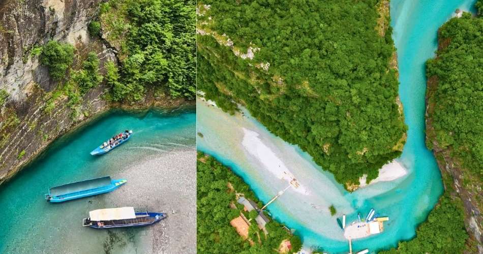 Thailand of Albania - Shala River near Lake Koman