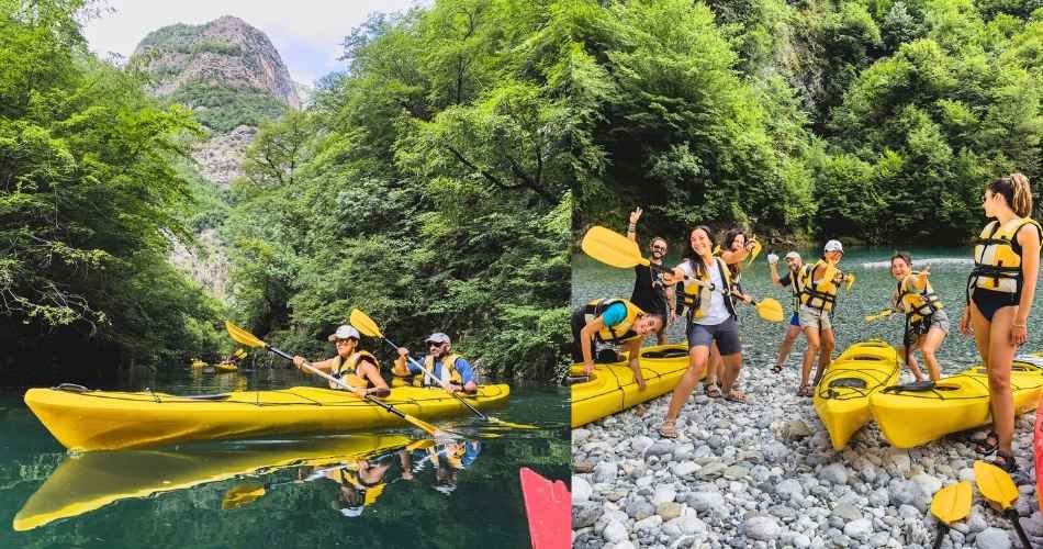 Things to do at Komani Lake - go kayaking